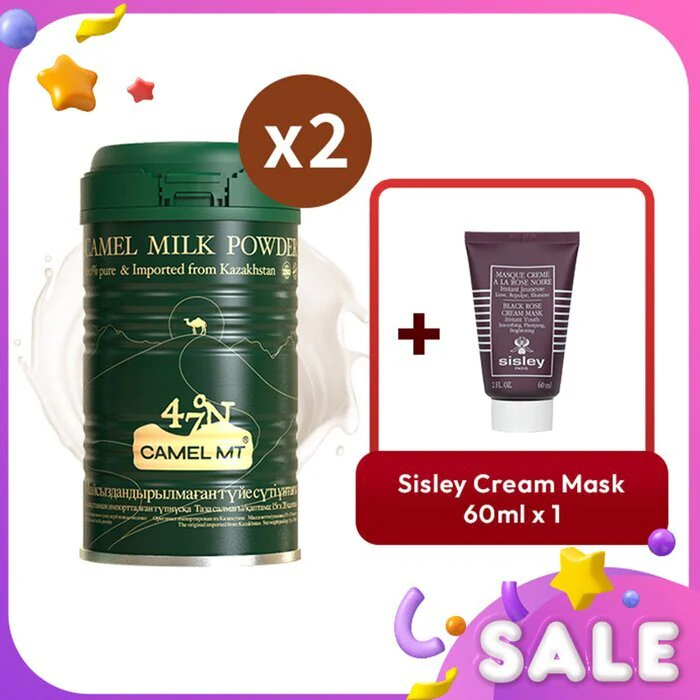 【Camel Milk Powder Premium Anti-Aging Repair Set】Intense Nourishment & Radiance Boost & Age-Defying Renewal 3pcs
