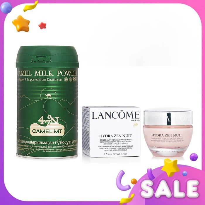 Camel MT Camel Milk Powder + Lancome Hydra Zen Nuit Night Cream 2pcs - Image 2
