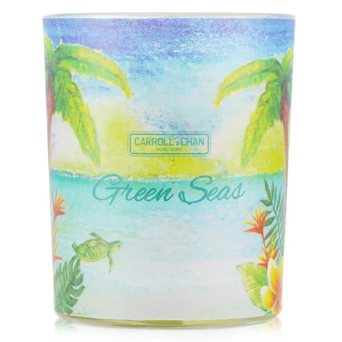 Carroll & Chan 100% Beeswax Votive Candle - Green Seas 65g
