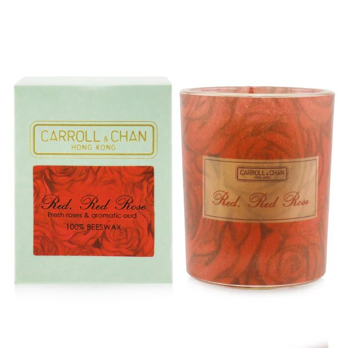 Carroll & Chan 100% Beeswax Votive Candle - Red Red Rose 65g/2.3oz - Image 2