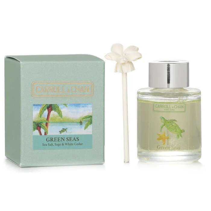 Carroll & Chan Mini Diffuser -  Green Seas (Sea Salt, Sage & White Cedar) 20ml - Image 2
