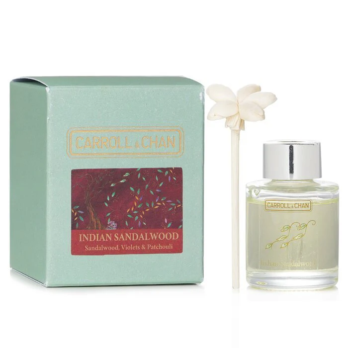 Carroll & Chan Mini Diffuser - Indian Sandalwood (Sandalwood, Violets & Patchouli) 20ml - Image 2