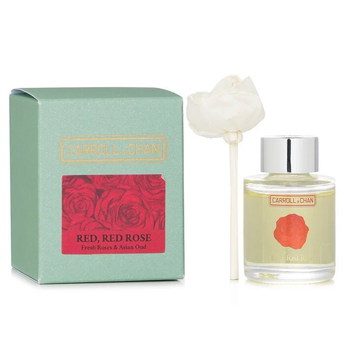 Carroll & Chan Mini Diffuser - Red, Red Rose (Fresh Roses & Asian Oud) 20ml - Image 2