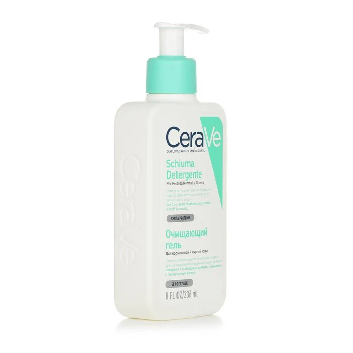 CeraVe Foaming Cleanser For Normal to Oily Skin 236ml/8oz - Image 2