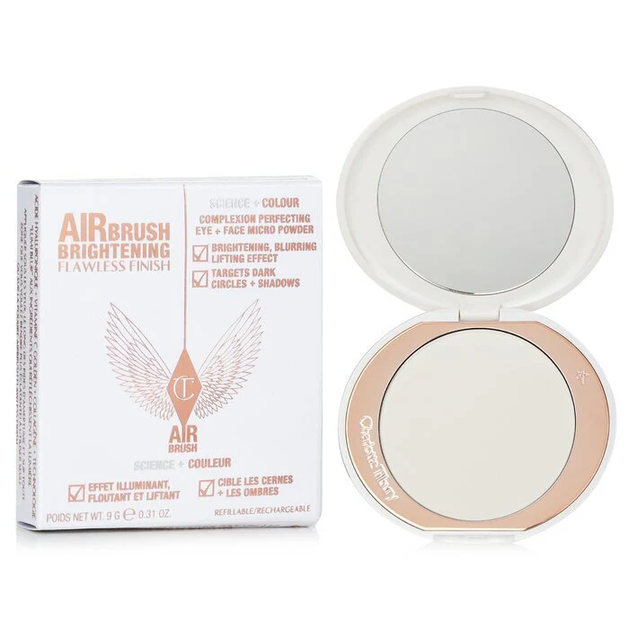 Charlotte Tilbury Airbrush Brightening Flawless Finish Powder - # Fair Medium 9g/0.31oz - Image 2
