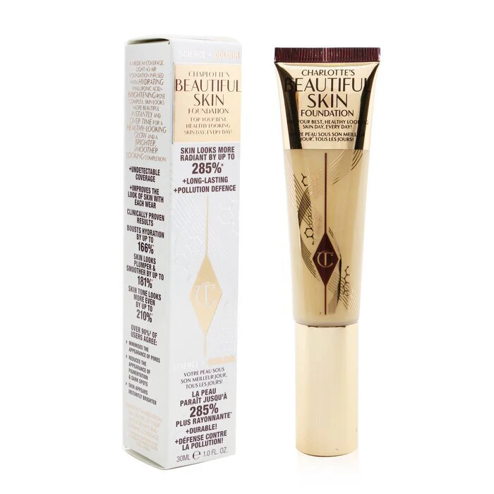 Charlotte Tilbury Charlotte's Beautiful Skin Foundation - # 4 Warm 30ml/1oz - Image 2