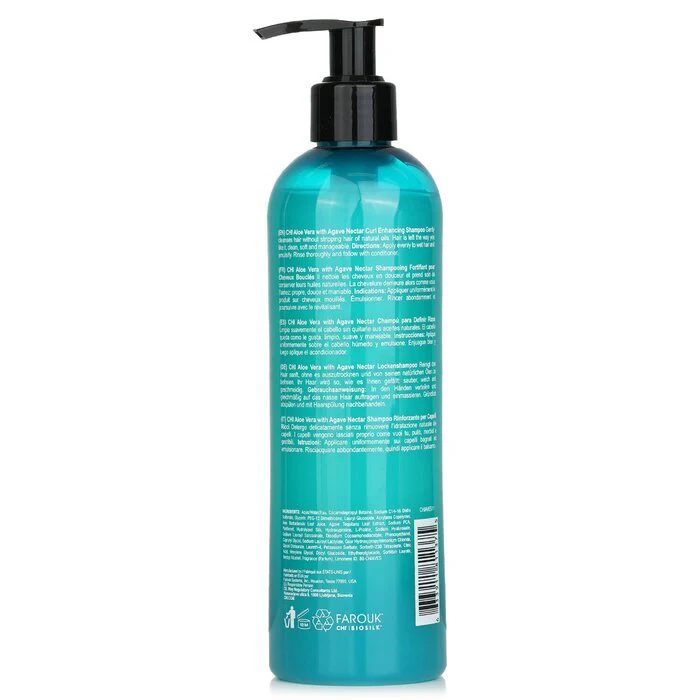 CHI Aloe Vera with Agave Nectar Curls Defined Curl Enhancing Shampoo 340ml - Image 3