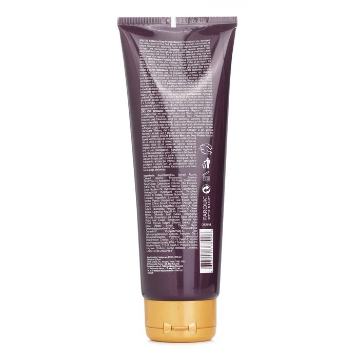 CHI Deep Brilliance Olive & Monoi Deep Protein Masque Strengthening Treatment 237ml - Image 3