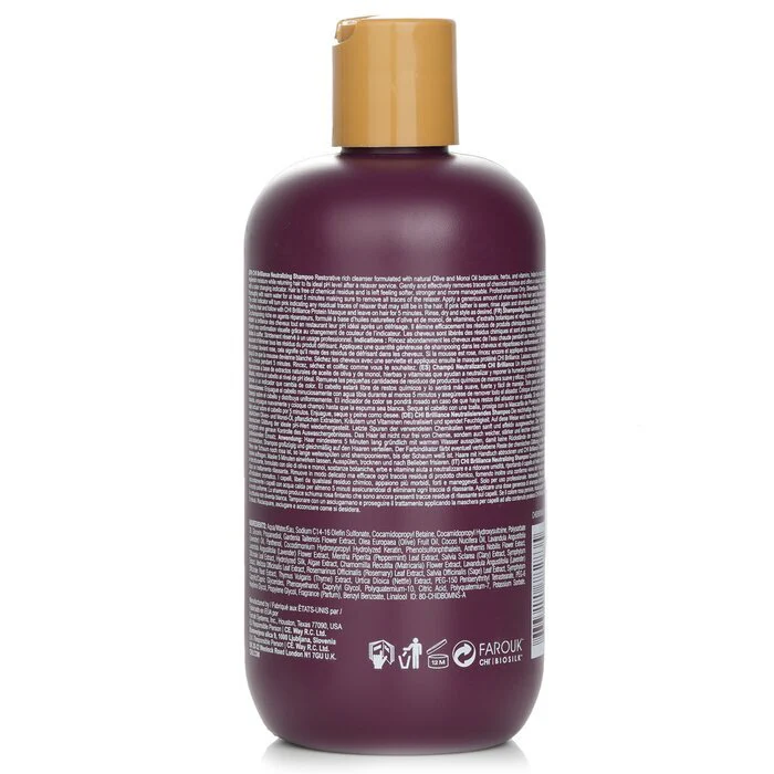 CHI Deep Brilliance Olive & Monoi Neutralizing Shampoo 355ml/12oz - Image 3