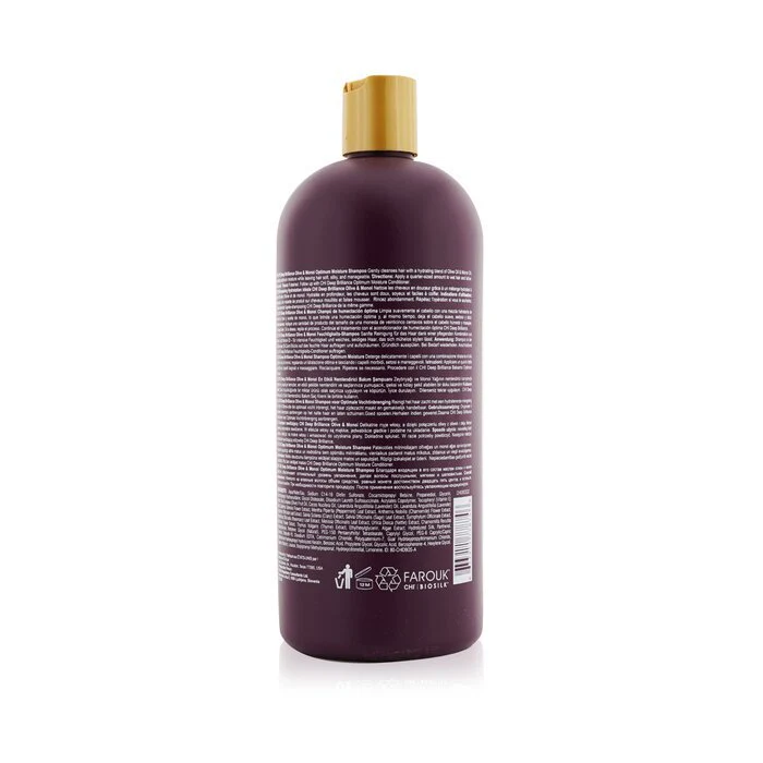 CHI Deep Brilliance Olive & Monoi Optimum Moisture Shampoo 946ml/32oz - Image 3