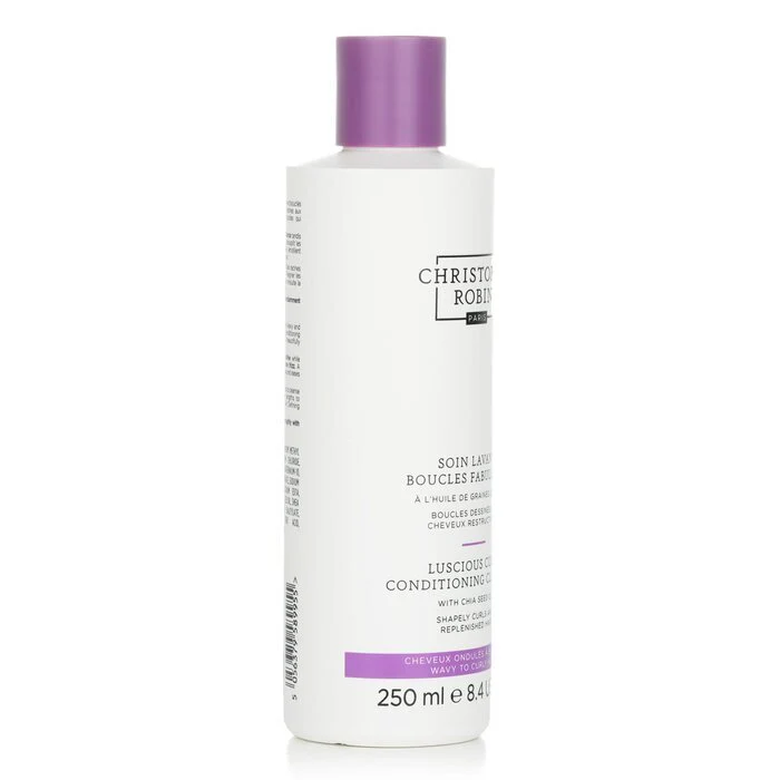 Christophe Robin Luscious Curl Conditioning Cleanser with Chia Seed Oil 250ml/8.4oz - Image 2