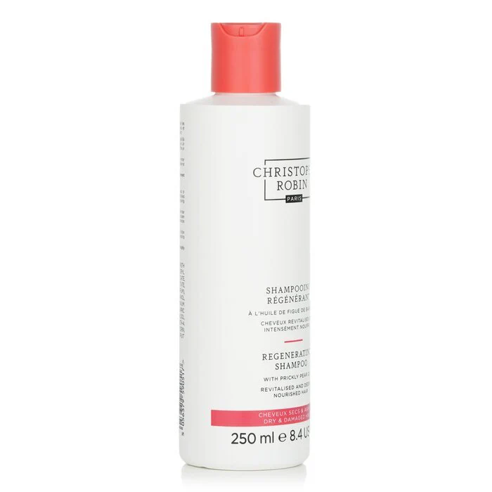 Christophe Robin Regenerating Shampoo with Prickly Pear Oil - Dry & Damaged Hair 250ml/8.4oz - Image 2