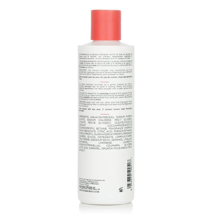 Christophe Robin Regenerating Shampoo with Prickly Pear Oil - Dry & Damaged Hair 250ml/8.4oz - Image 3