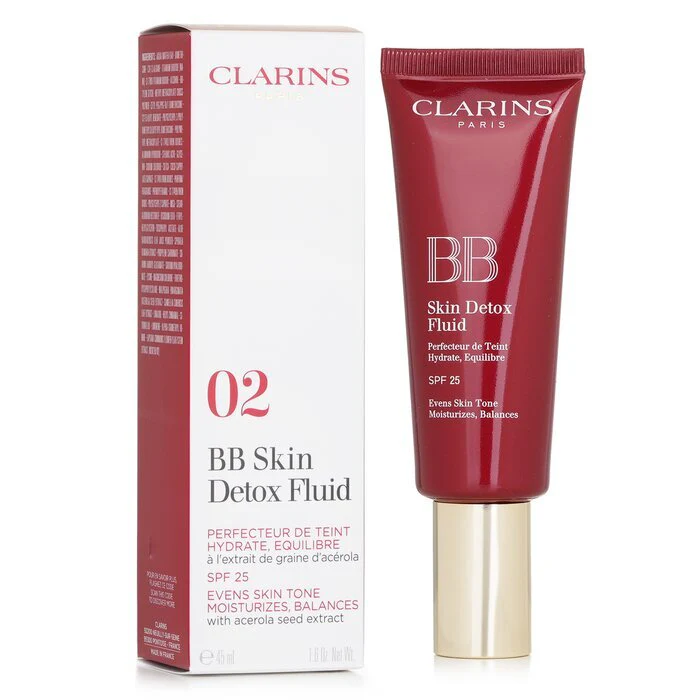 Clarins BB Skin Detox Fluid SPF 25 - #02 Medium 45ml/1.6oz - Image 2