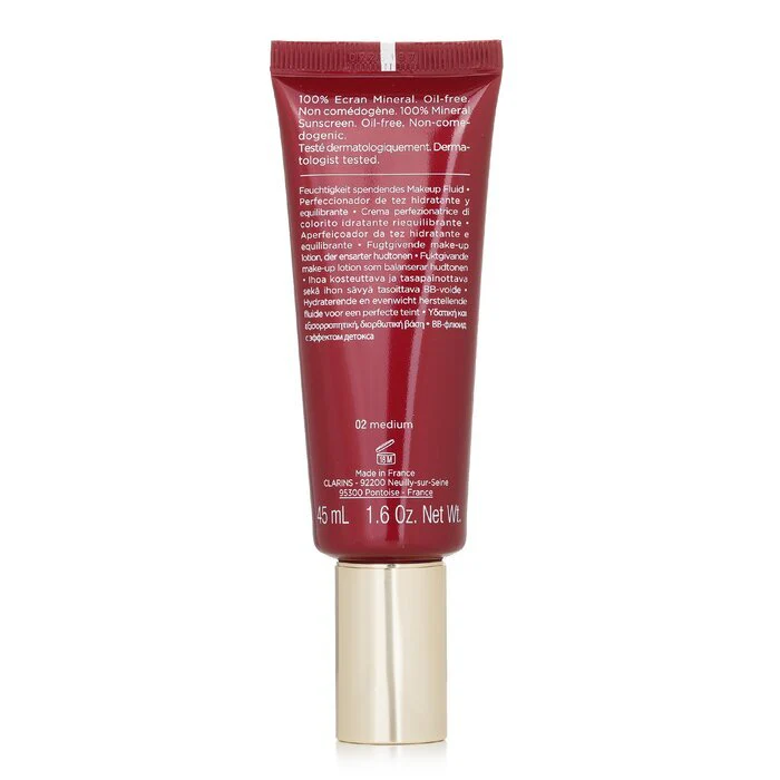 Clarins BB Skin Detox Fluid SPF 25 - #02 Medium 45ml/1.6oz - Image 3