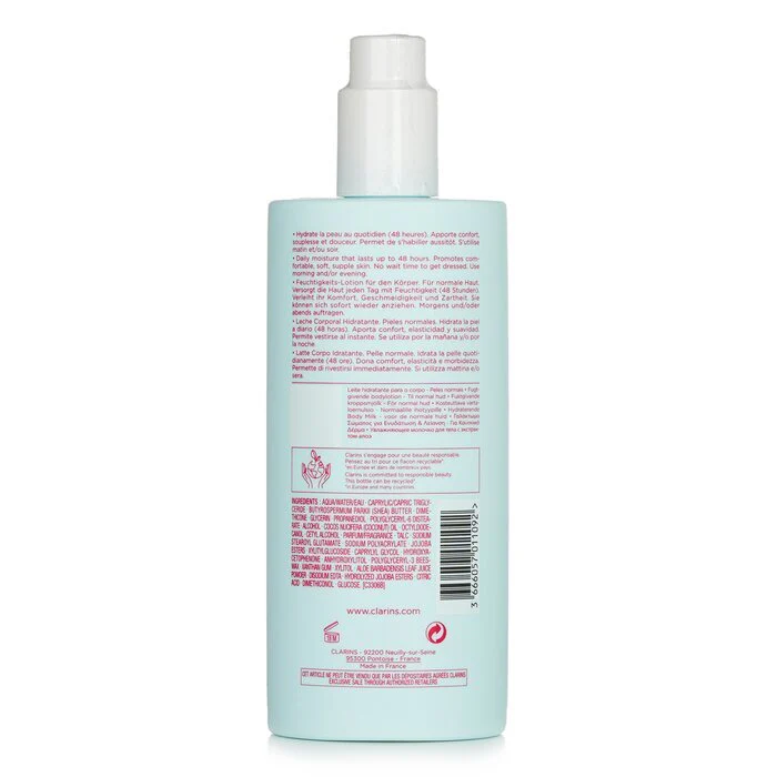 Clarins Body-Smoothing Moisture Milk With Aloe Vera - For Normal Skin 400ml/13.9oz - Image 3