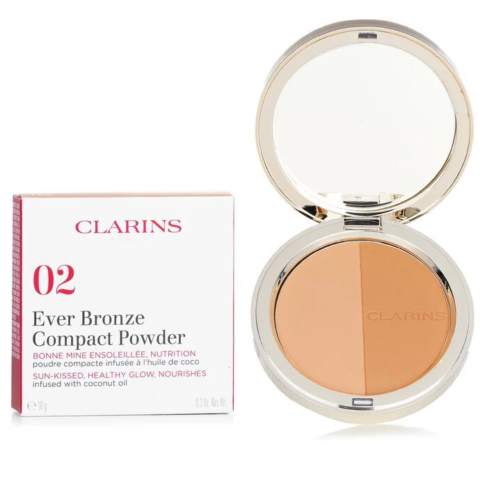 Clarins Ever Bronze Compact Powder - # 02 Medium 10g/0.3oz - Image 2