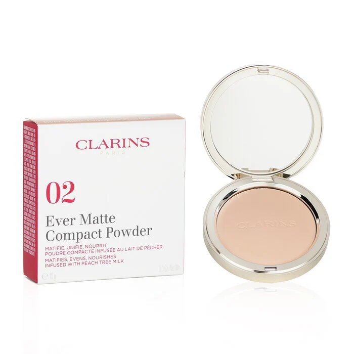 Clarins Ever Matte Compact Powder - # 02 light 10g/0.3oz - Image 2
