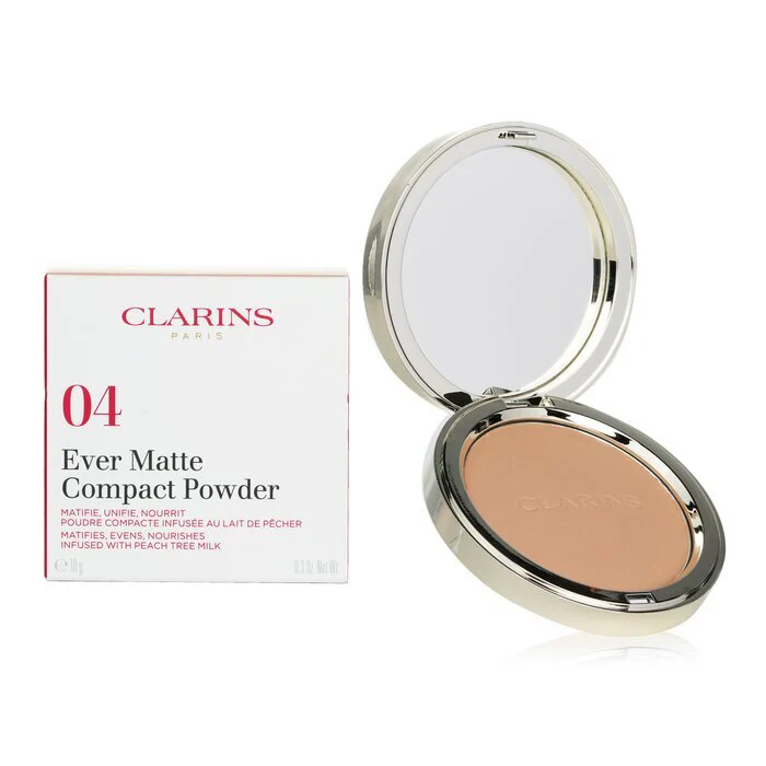 Clarins Ever Matte Compact Powder - # 04 Medium 10g/0.3oz - Image 2