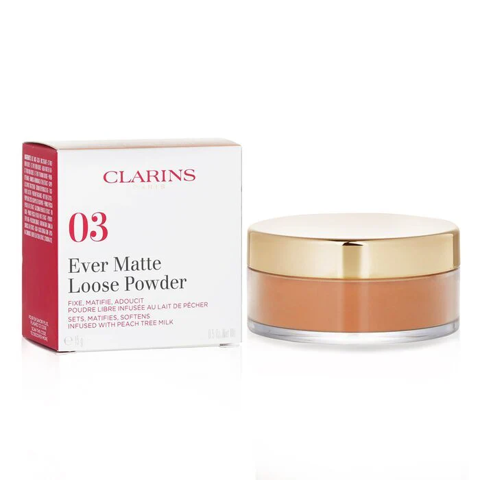 Clarins Ever Matte Loose Powder - # 03 Universal Deep 15g/0.5oz - Image 3