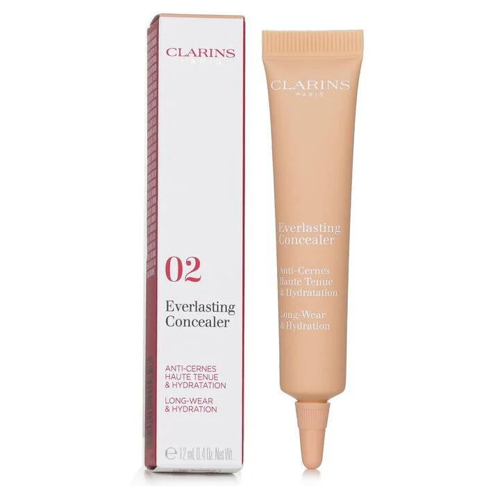 Clarins Everlasting Concealer - 02 Light Medium 12ml - Image 2