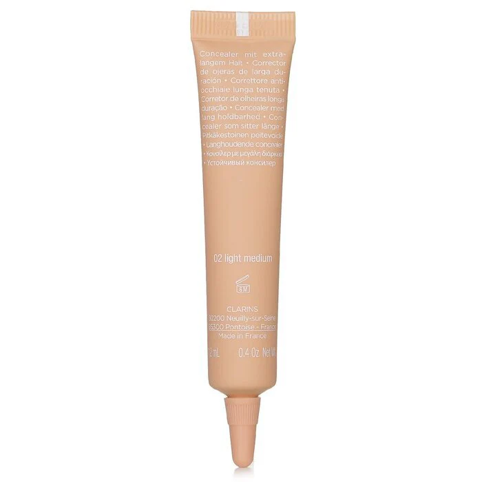 Clarins Everlasting Concealer - 02 Light Medium 12ml - Image 3