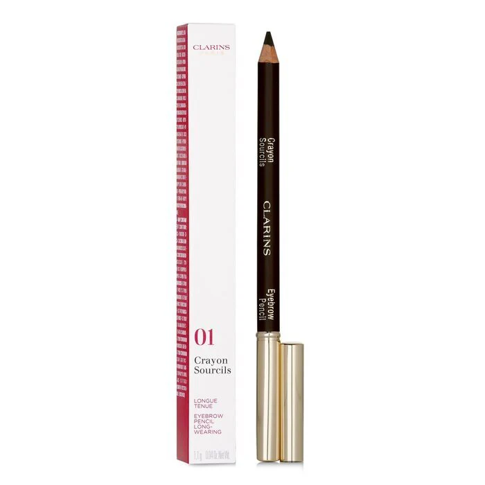 Clarins Eyebrow Pencil - #01 Dark Brown 1.3g/0.045oz - Image 2