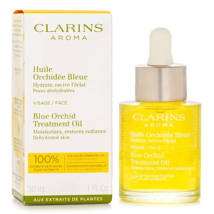 Clarins Face Treatment Oil - Blue Orchid (For Dehydrated Skin) (Packaging Random Pick) 30ml - Image 2