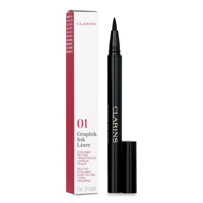Clarins Graphik Ink Liner - #01 Intense Black 0.4ml/0.01oz - Image 2