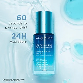 Clarins Hydra Essentiel Moisturizes And Quenches, SuperCharged Bi Phase Serum 30ml/1oz - Image 3