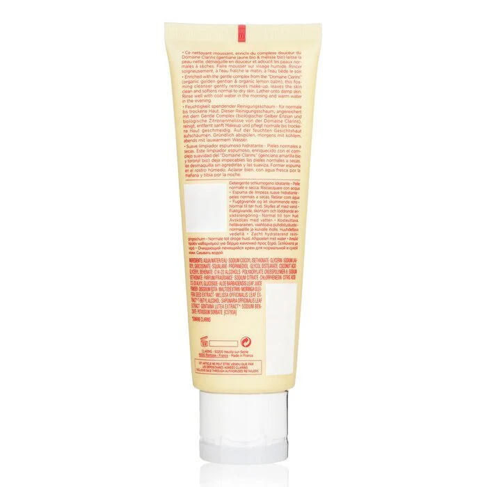 Clarins Hydrating Gentle Foaming Cleanser with Alpine Herbs & Aloe Vera Extracts - Normal to Dry Skin 125ml/4.2oz - Image 3