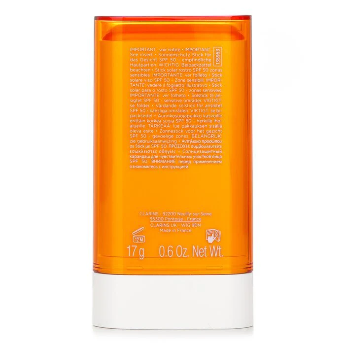 Clarins Invisible Sun Care Stick SPF50 - For Sensitive Areas 17g - Image 3