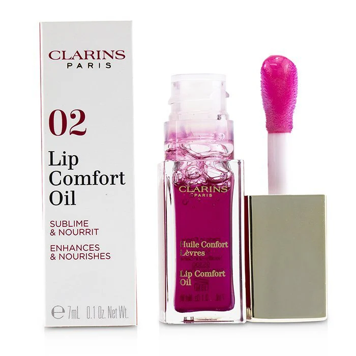Clarins Lip Comfort Oil - # 02 Raspberry 7ml/0.1oz - Image 2