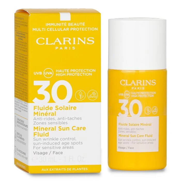 Clarins Mineral Sun Care Fluid For Face SPF 30 - For Sensitive Areas 30ml/1oz - Image 2