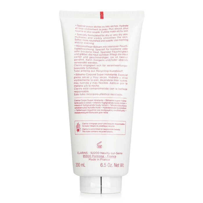 Clarins Moisture Rich Body Lotion with Shea Butter - For Dry Skin 200ml/7oz - Image 3