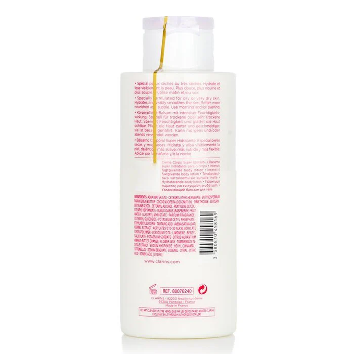 Clarins Moisture-Rich Body Lotion with Shea Butter - For Dry Skin (Super Size Limited Edition) 400ml - Image 3