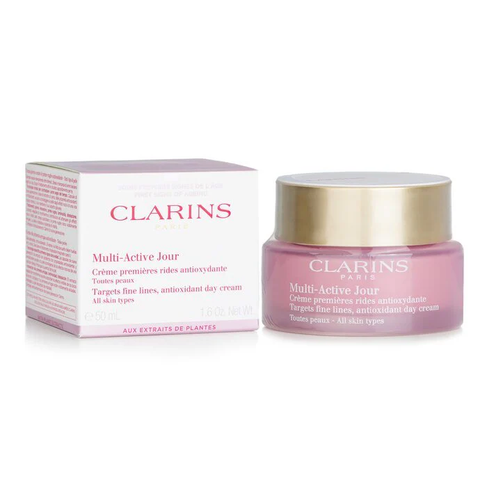 Clarins Multi-Active Day Targets Fine Lines Antioxidant Day Cream - For All Skin Types 50ml/1.6oz - Image 2