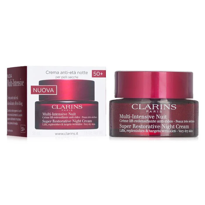 Clarins Multi Intensive Nuit Super Restorative Night Cream 50ml - Image 2