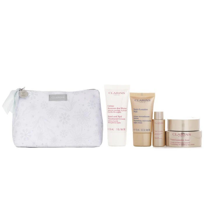 Clarins Nutri-Lumiere Collection: 4pcs+1bag - Image 2