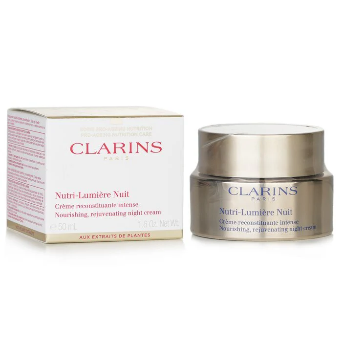 Clarins Nutri-Lumiere Nuit Nourishing, Rejuvenating Night Cream 50ml/1.6oz - Image 2