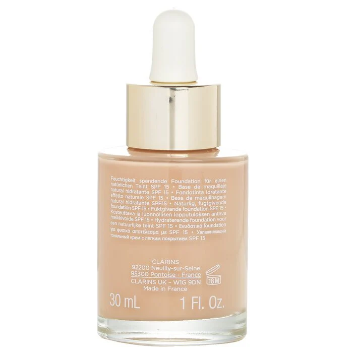 Clarins Skin Illusion Natural Hydrating Foundation SPF 15 # 107 Beige 30ml/1oz - Image 3