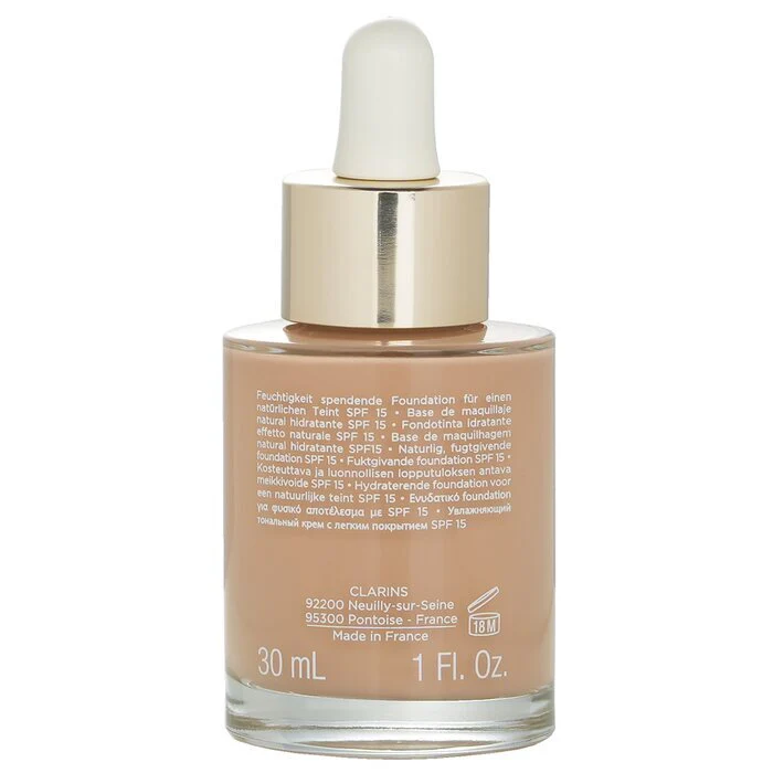 Clarins Skin Illusion Natural Hydrating Foundation SPF 15 - # 108.5 Cashew 30ml/1oz - Image 3
