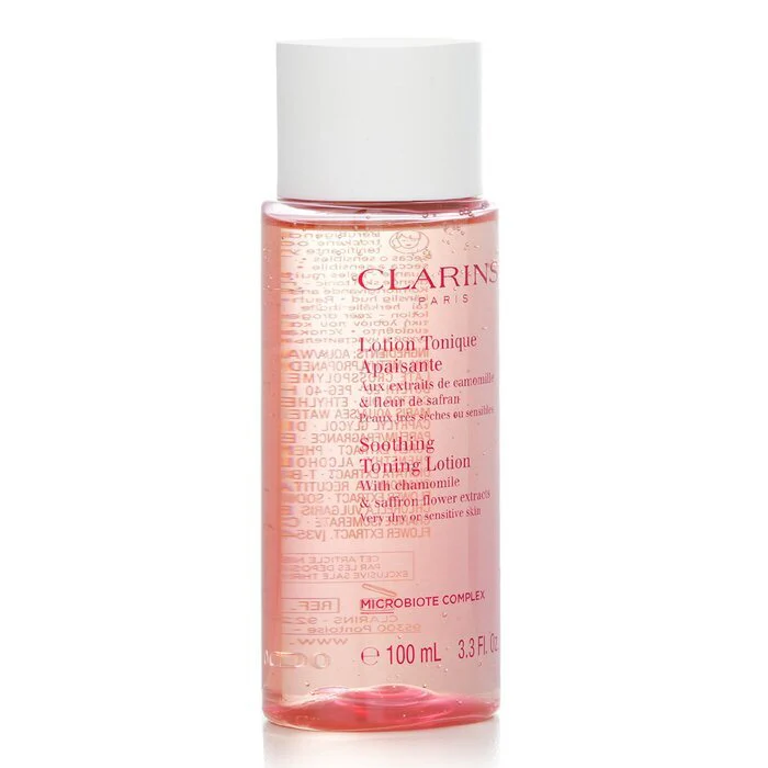 Clarins Soothing Toning Lotion with Chamomile & Saffron Flower Extracts - Very Dry or Sensitive Skin 100ml/3.3oz - Image 2