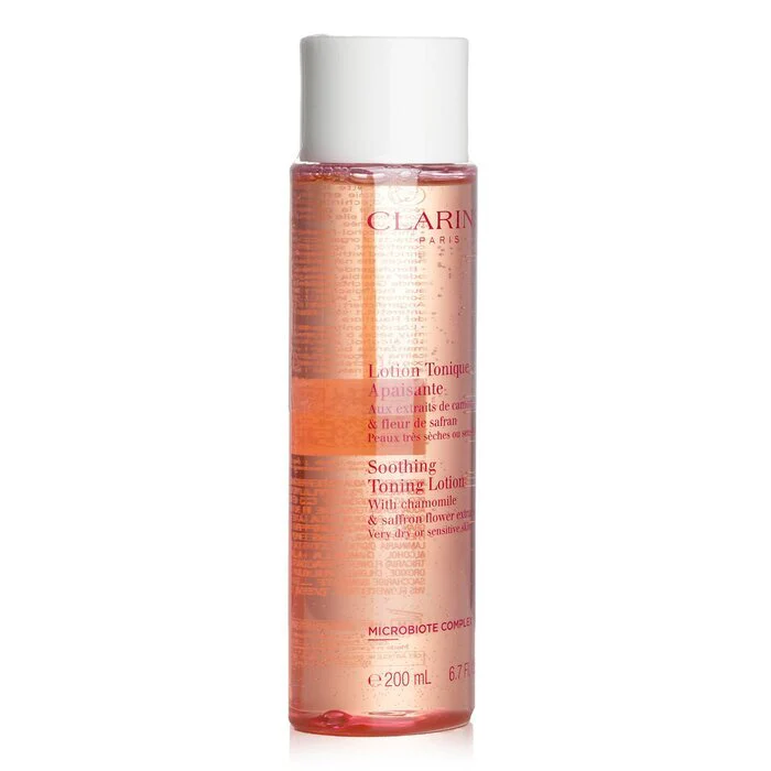 Clarins Soothing Toning Lotion with Chamomile & Saffron Flower Extracts - Very Dry or Sensitive Skin 200ml/6.7oz - Image 2