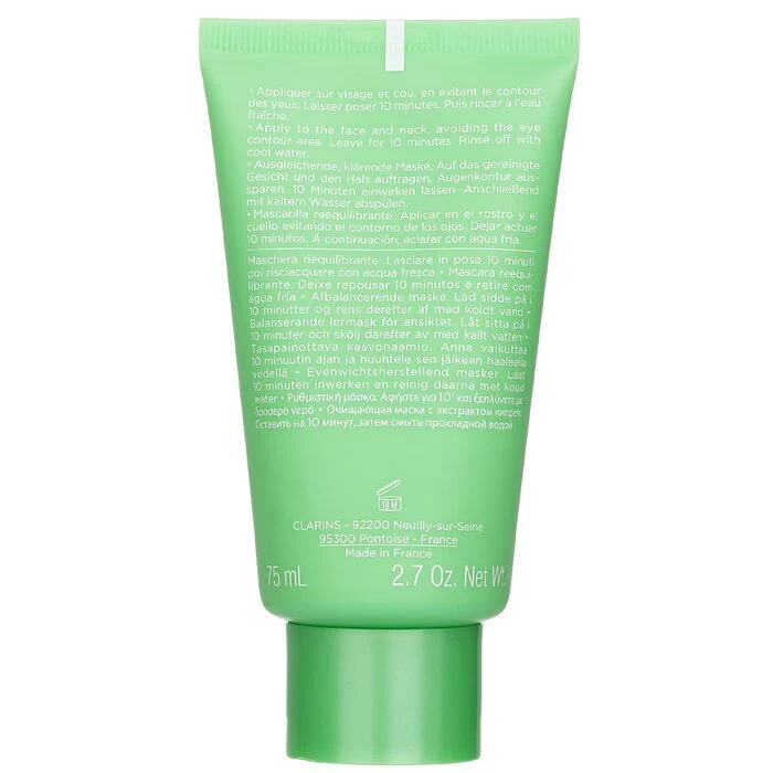 Clarins SOS Pure Rebalancing Clay Mask with Alpine Willow - Combination to Oily Skin 75ml/2.3oz - Image 3