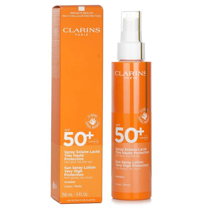 Clarins Sun Spray Body Lotion Very High Protection SPF 50 150ml/5oz - Image 2