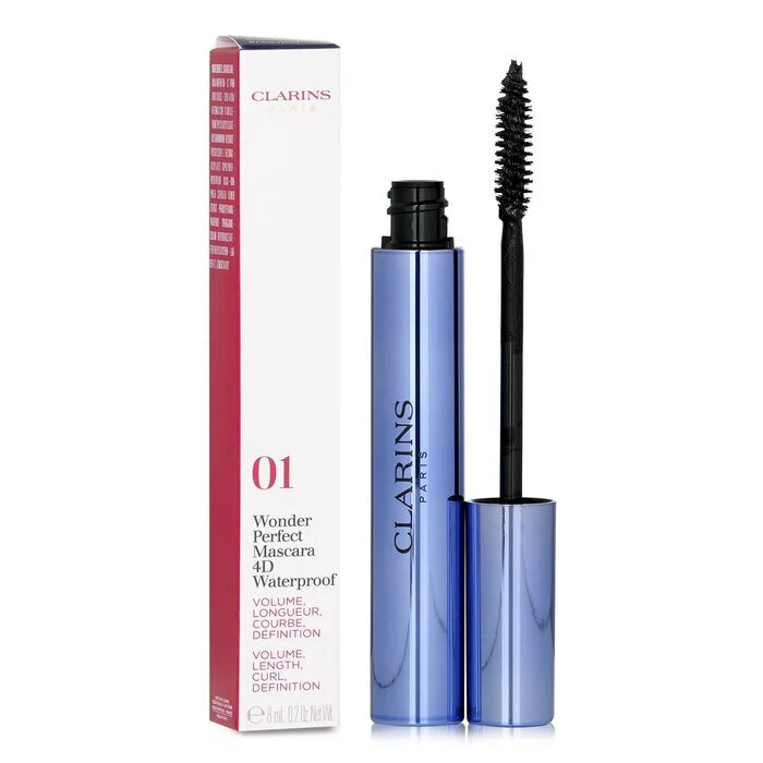 Clarins Wonder Perfect Mascara 4D Waterproof- # 01 Perfect Black 8ml/0.2oz - Image 2
