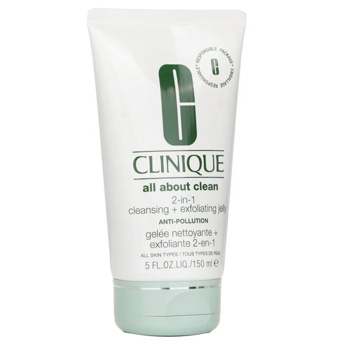 Clinique All About Clean 2-In-1 Cleansing + Exfoliating Jelly 150ml - Image 2