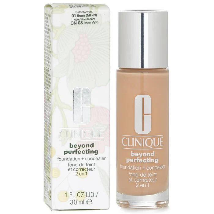 Clinique Beyond Perfecting Foundation & Concealer - # 01 Linen (VF-N) 30ml/1oz - Image 2