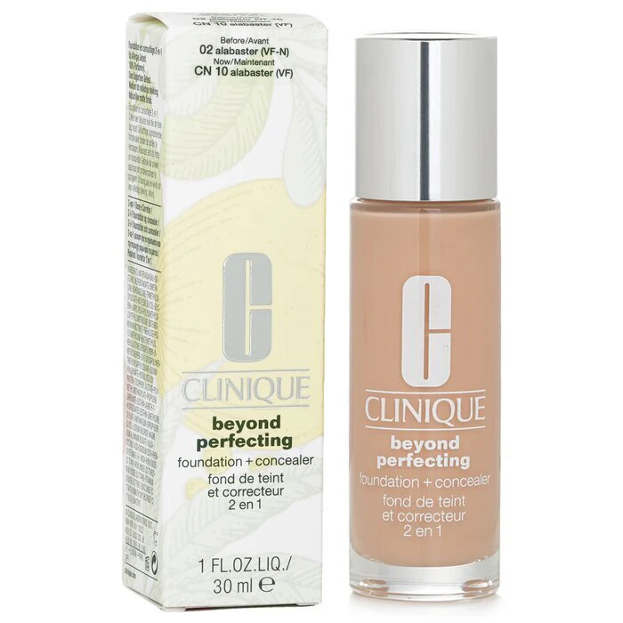 Clinique Beyond Perfecting Foundation & Concealer - 02 Alabaster (VF-N) 30ml - Image 2